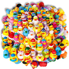 Rubber Ducks Bath Toy for Kids, Assortment Duckies for Jeep Ducking Pool Floater