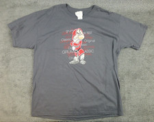90s Disney Store Grumpy Gray Tshirt Mens XL VTG Made In USA Snow White Retro NWT