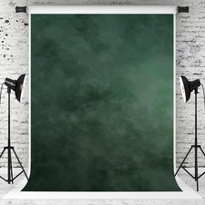 Kate 5 7ft Dark Green Portrait Backdrop Abstract Muslin 5 7ft,