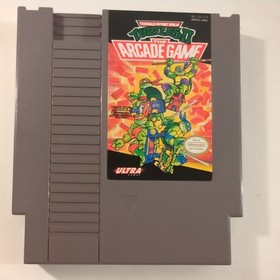 CIB Teenage Mutant Ninja Turtles II 2 Arcade Nintendo NES 1990 Pizza Hut TESTED