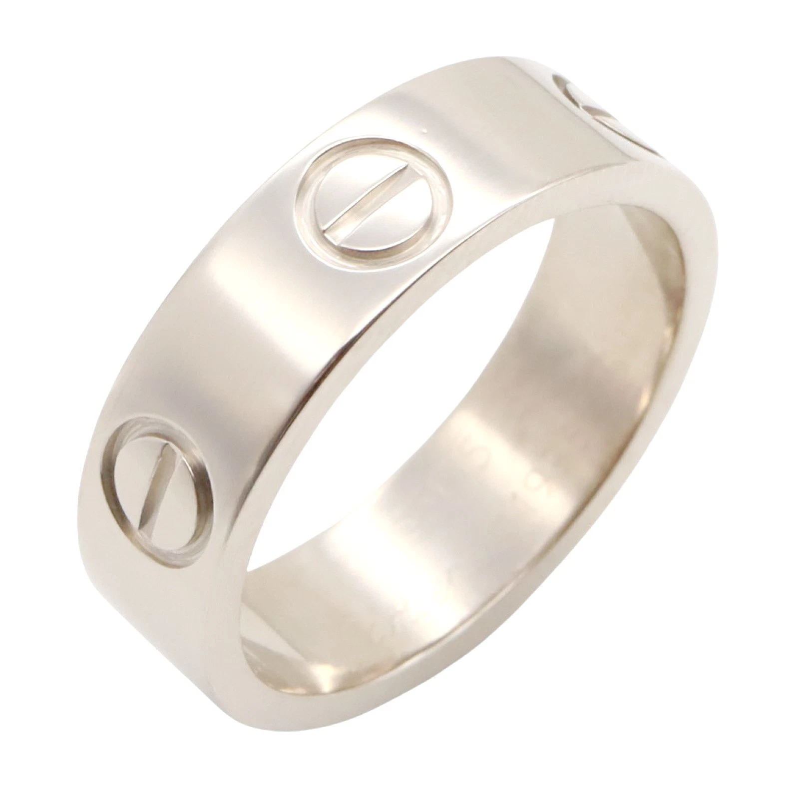 Anello CARTIER Love oro bianco 18KWG usatox unisex mis USA5