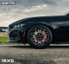 2 Vms Racing Modulo Drag Race Rims Wheels Front 18x5 For 24-26 Ford Mustang S650