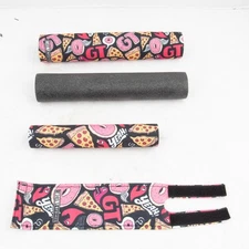 GT Dyno Bmx Pad Sets 3pc JUNK FOOD MULTI Color Officially Licensed Product 89-99