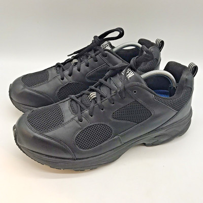 Drew Lightning II Casual Walking Shoes Men's 12N Black Leather & Mesh Sneakers