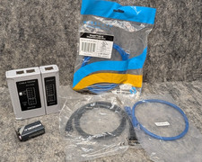 Network Cable Tester Test Tool RJ45 RJ11 RJ12 CAT5 CAT6 UTP USB LAN Wire White