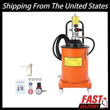 5 Gallon Heavy Duty Air Grease Pump with 13ft High Pressure Hose & Grease Gun