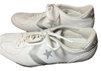 Converse AllStar Reissue Leather Athletic Shoes Woman s Size 8 Lace Up White