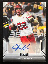 CHASE HANSEN 2019 Leaf Draft Autographs #BA-CH1 Rookie Card RC AUTO. rookie card picture