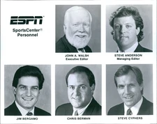 John Photo Walsh Steve Anderson Chris Merman Jim Bergamo Steve Cyphers 8X10