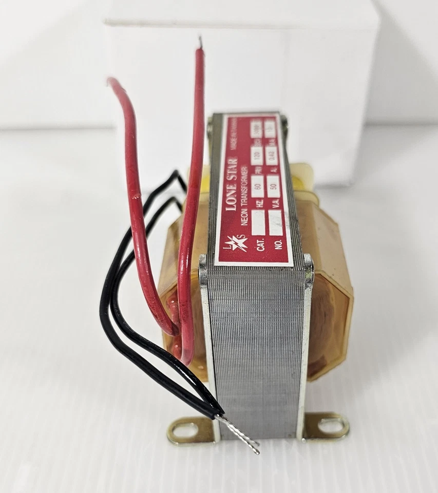 NEW Power Transformer for Neon Sign, Lone Star PRI: 120V,60 Hz, SEC: 5000V, 10ma - Image 4 of 4