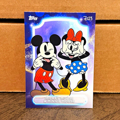 2026 Disney D23 Exclusive Topps Promo Card Mickey Mouse & Minnie Mouse D23-3