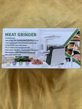 Electric Meat Grinder, Sausage Stuffer with 3 Sausage Tubes, 2 Blades, 3 Plates,