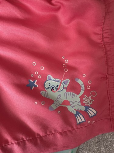 Cute 3 Pieces Girl Swimwear Long Sleeve UPF50.Bright Ruffle Swimsuit with cap - Picture 4 of 7