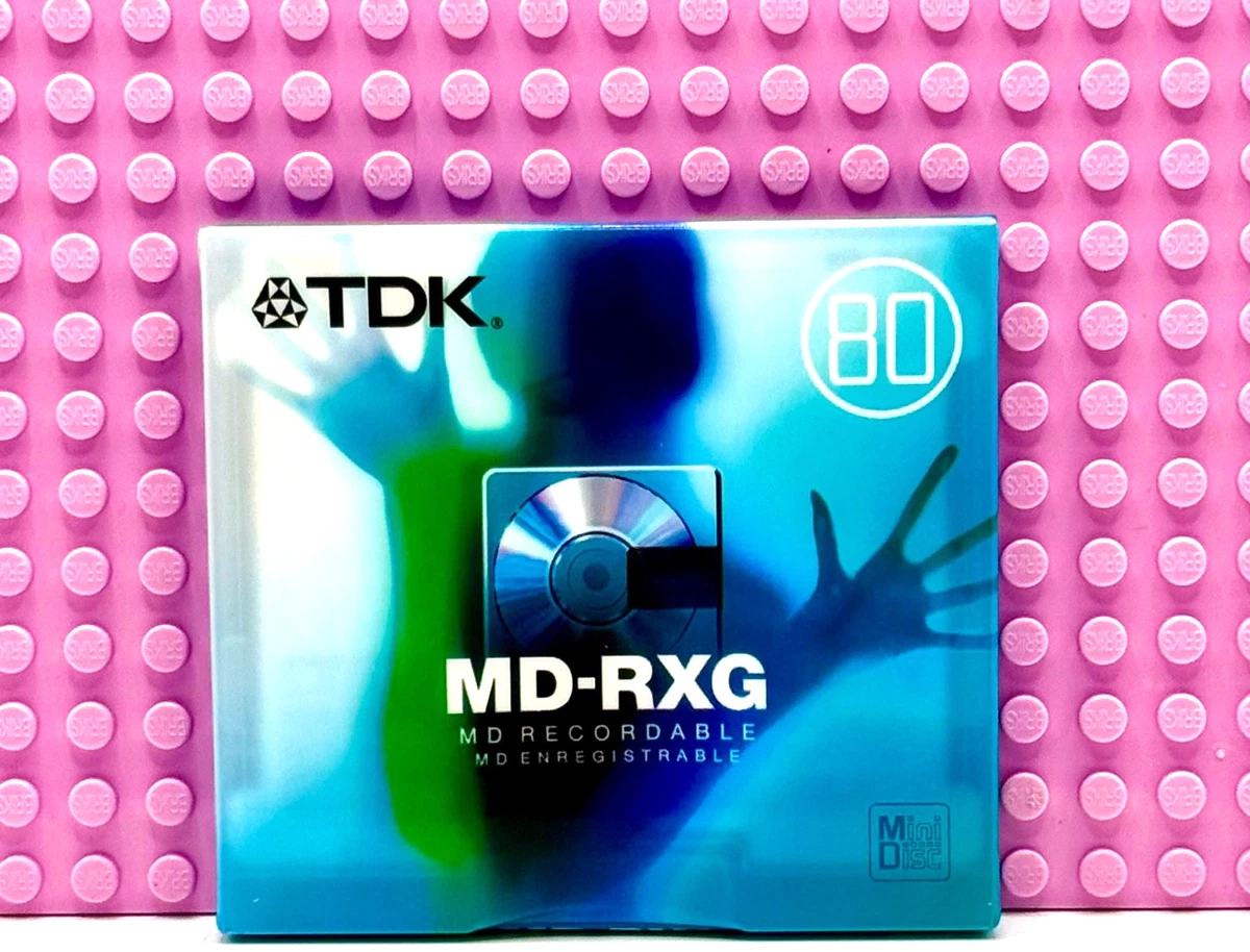 5x TDK MiniDisc MD Recordable Enregistrable OVP! je 80 Min. Color Mini Disc