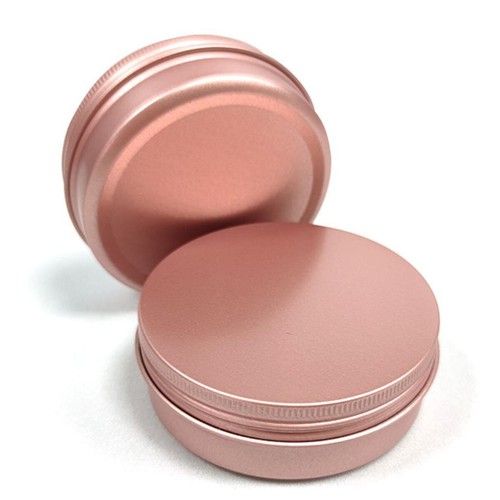5-150ml Metal Tin Can Box Container Mini Portable Small Storage Container PINK ! - Picture 5 of 7