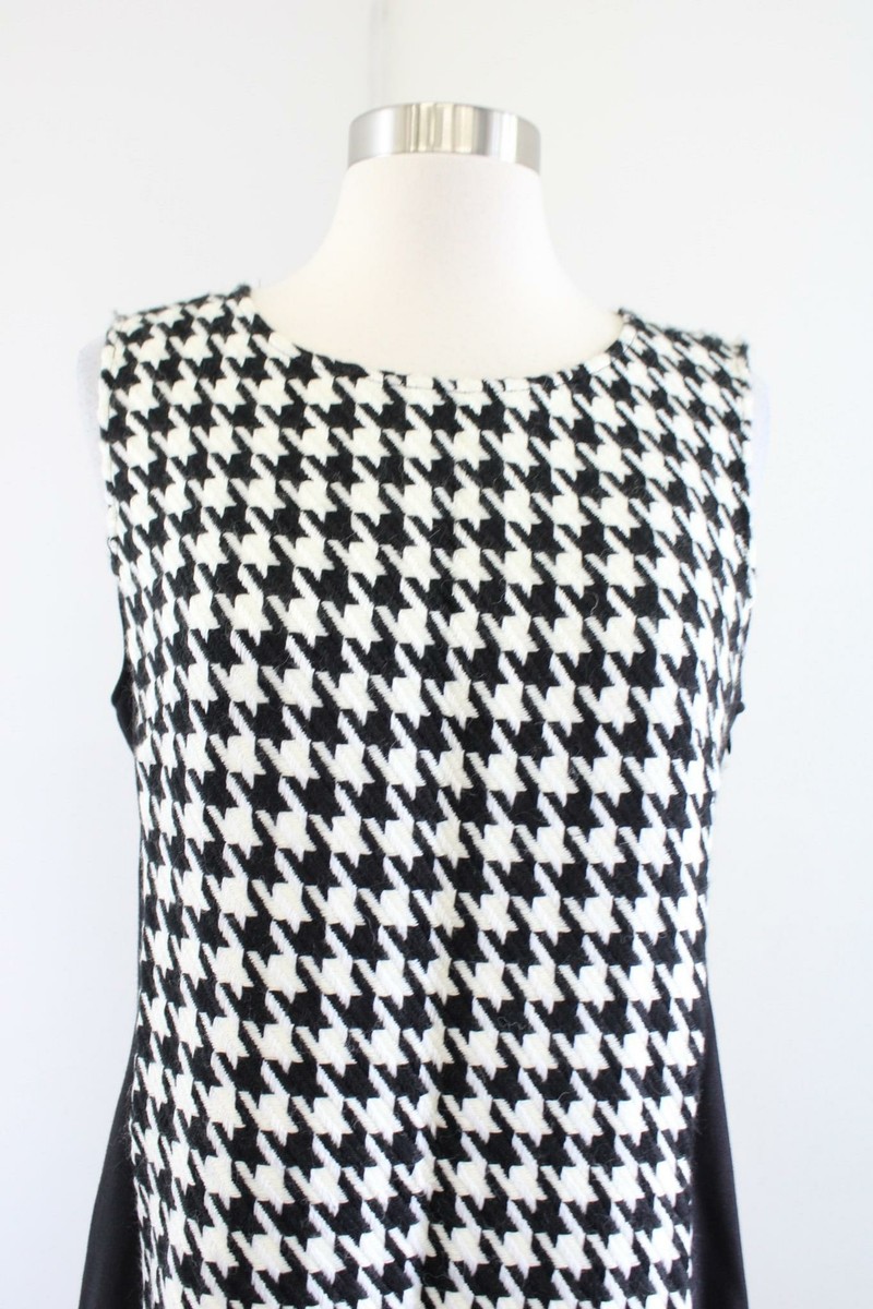 dkny houndstooth dress