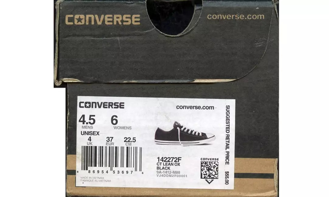 Rechtsaf rijk parfum Converse CT Lean Ox Black Sneakers (M 4.5 / W 6) | eBay