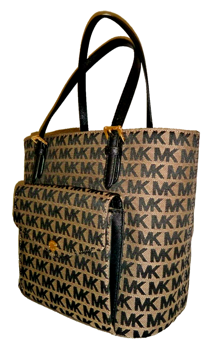 MICHAEL KORS トートバッグ ベージュ/ブラウン 中古・古着通販】MICHAEL KORS (マイケルコース) トートバッグ