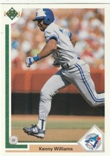 FREE SHIPPING-MINT-1991 Upper Deck Kenny Williams #89-PLUS BLUE JAYS BONUS CARDS