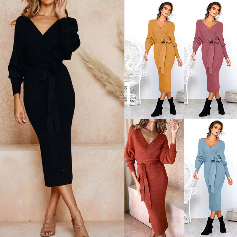navy blue dress for baby girl Women Sweater Dress, Jumper Dress With Pockets, Long Sleeve Dress,  Turtleneck Sweater Dress, , Winter Dress, Plus Size Clothing, Tunic main image 0