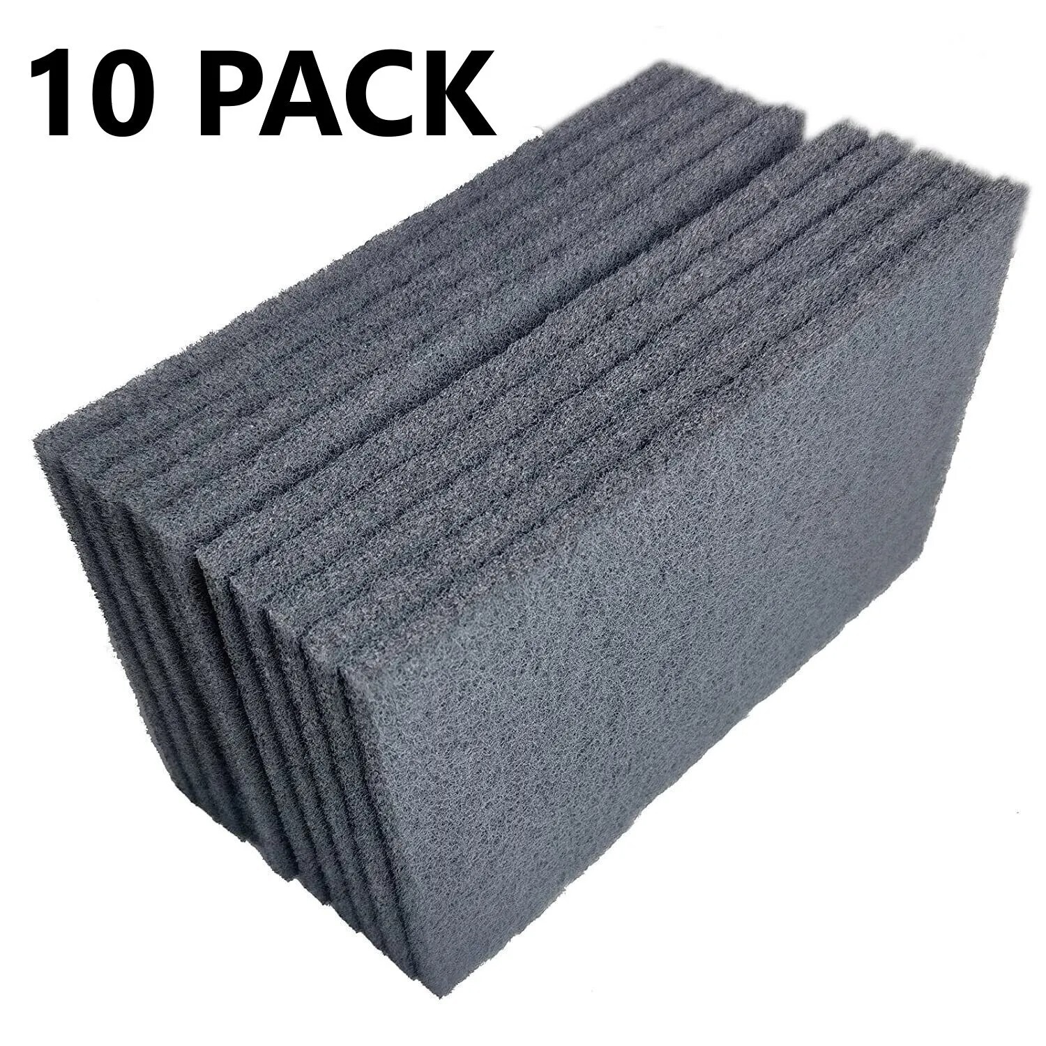 10 GRAY 6" X 9" Scuff Brite Scuffing Pads P800 Fine Grit Abrasive Surface Prep