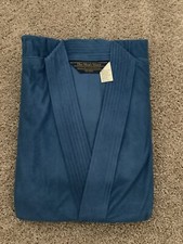 Vintage Sears Men s Store Fashion Loungewear One Size Royal Blue Robe NWOT