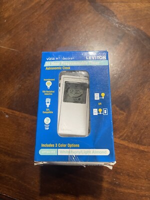 Leviton Vizia 24 Hour Timer 120vac 60hz 1800w White Ivory L A VPT 24-16z