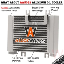 Upgrade Aluminum Oil Cooler For 2009-2019 2010 2011 Nissan R35 GT-R 3.8L