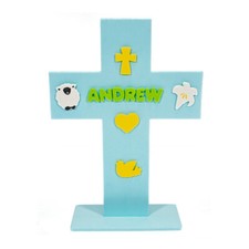 Craft County Self-Adhesive Foam Easter Crosses with Foam Stickers