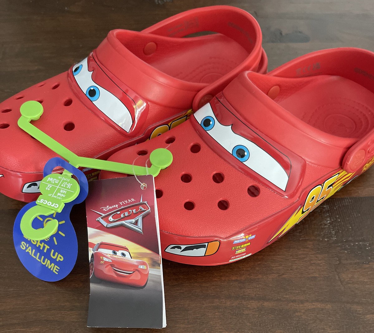 Crocs Limited Edition Cars Lightning McQueen size M4/W6 | eBay