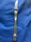 1 International ROYAL DANISH Sterling Silver Handle Dinner Place Knife  9”