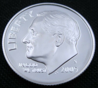 2005 S Silver Proof Roosevelt Dime - Uncirculated
