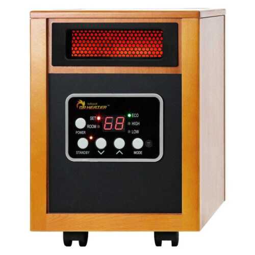Dr Infrared Heater Space Dual Heating System Original 1500W Infrared Portable