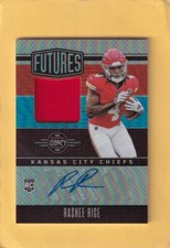 2023 Panini Legacy Futures Patch Autographs Silver Rashee Rice NM-MT+ 242/249