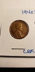 1942 P LINCOLN WHEAT PENNY CENTCHOICE EXTREMELY FINE CONDITION