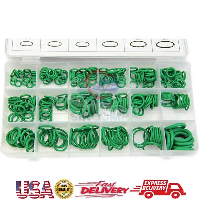 270pc HNBR High Pressure O-Ring Set – A/C, Oil, Gas, Plumbing – Green