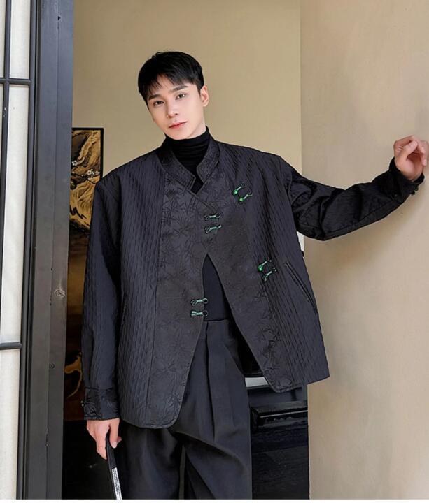 【新品・未開封】FASHIRU stand collar spring coat New-Design-Men-s-Spring-Autumn
