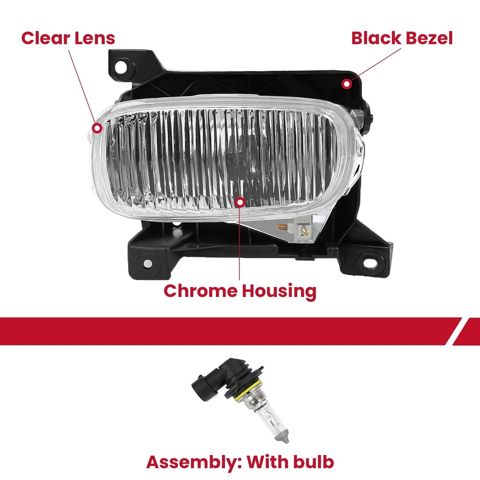 Fog Lights For Toyota Tundra 2000-2006 w/Steel Bumper Driving Lamps 812100C010 - Imagem 4 de 4