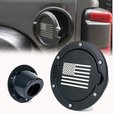 Gas Tank Cap Cover Fuel Filler Door For Jeep Wrangler Jk Unlimited 2007-2018