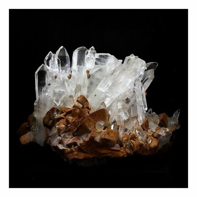 Quarz + Siderit. 384,0 ct. Col du Barioz, Isère, Frankreich..