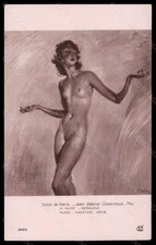 Artist Signed J. G. Domergue Nude Lady Salon de Paris Noyer serie 6422 pc VK6079