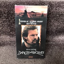 Dances With Wolves VHS Factory Sealed Original Release 1990 Kevin Costner Oscar