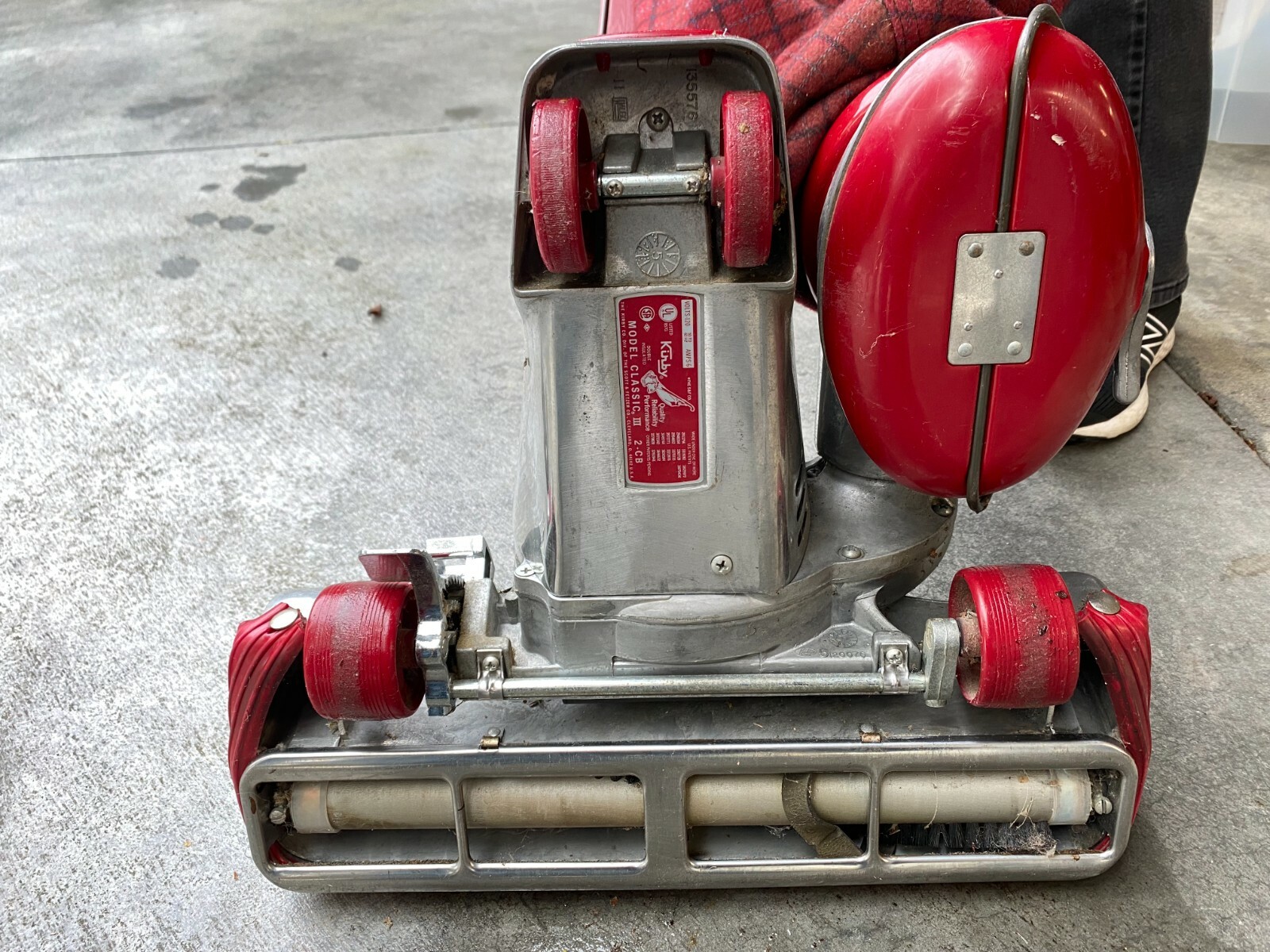 Kirby Model Classic III Vintage Vacuum Cleaner (70s-80s) with Reusable ...