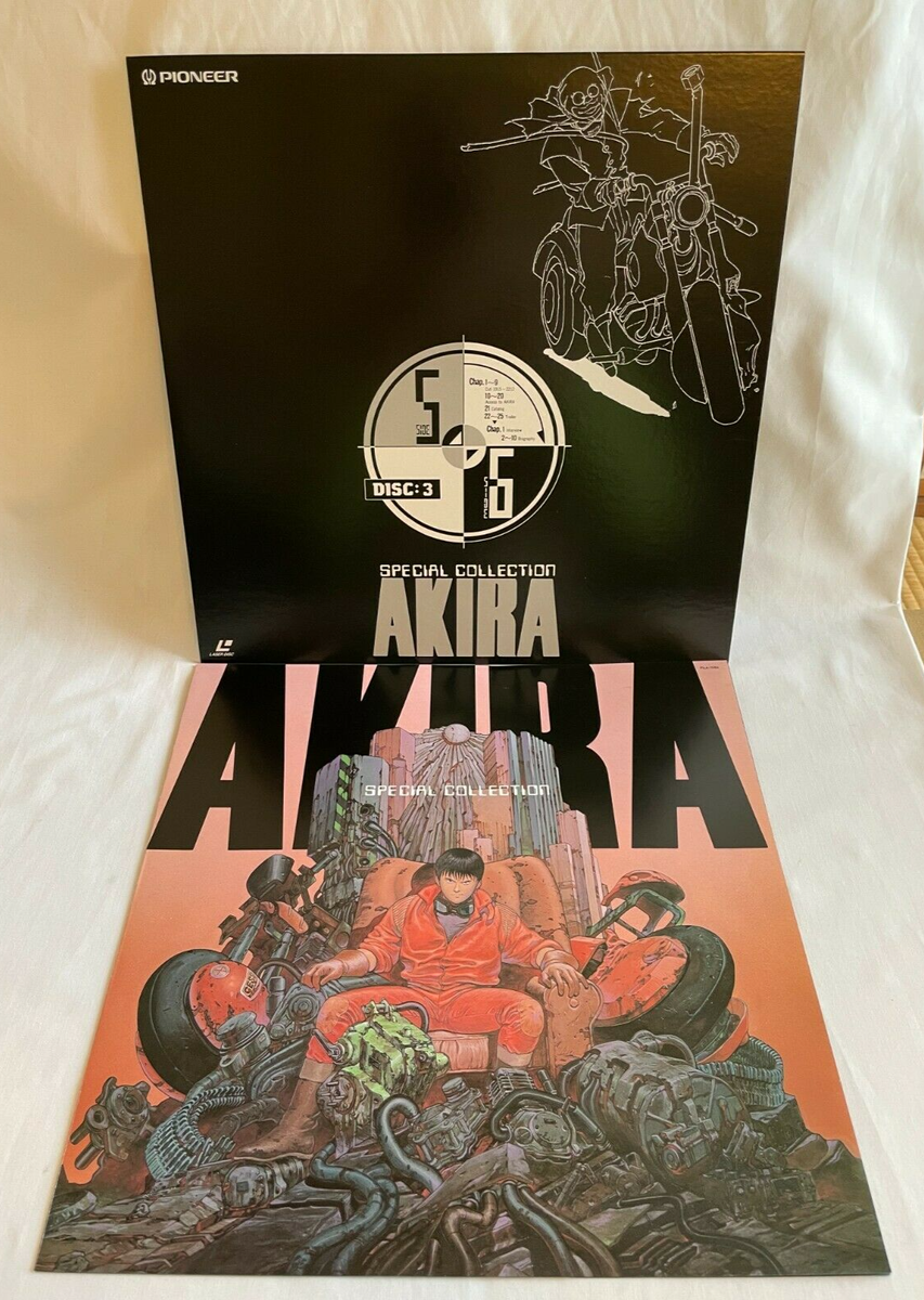 Akira Special Collection JAPAN Laser Disc Box Set 3 Disc LD