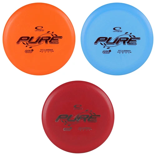 Latitude 64 Disc Golf Eco Pure Putter 3/3/-1/1 - Chosse Exact Disc
