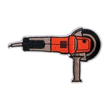 BILTWELL MOTO 3,5" GRIND IT PATCH NERO/ROSSO/GRIGIO **NUOVO**