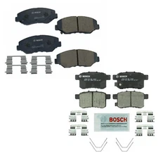 Bosch QuietCast Front & Rear Ceramic Disc Brake Pads Kit For Honda Accord L4 FWD