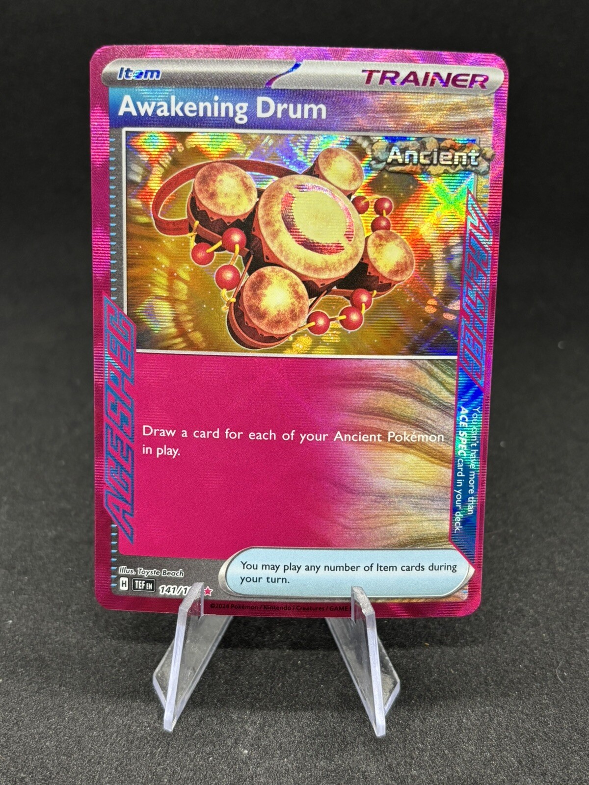 Awakening Drum 141/162 Sv05: Temporal Forces Holo NM 🔥