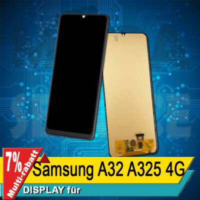 Display Für Samsung A32 4G A325 SM-A325F Komplettes Bildschirm Lcd Touch INCELL