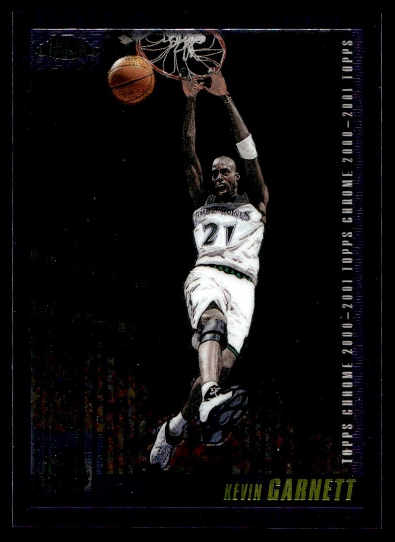 2000-01 Topps Chrome Kevin Garnett G4 Minnesota Timberwolves #16